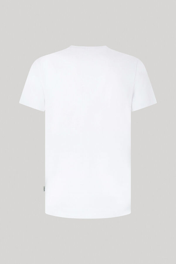 Springfield Camiseta estampada blanco