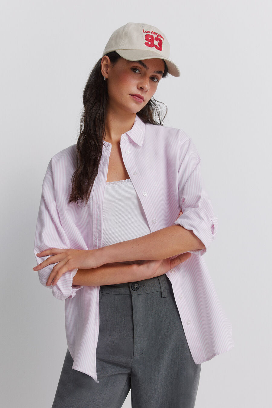 Camisa Oxford algodón