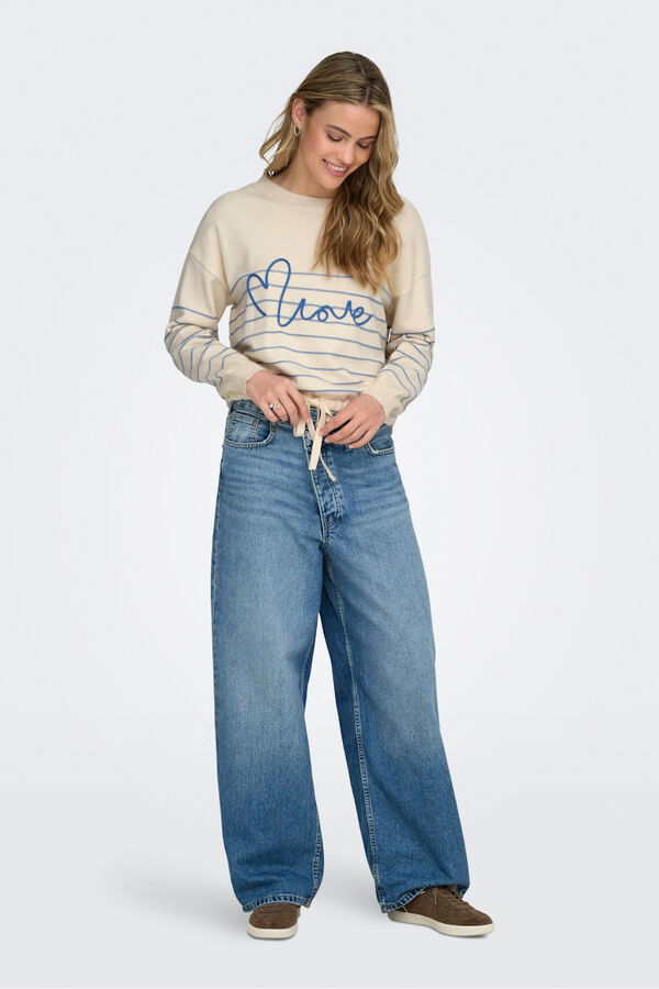 Only Jersey with front text marron