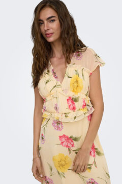 Only Vestido largo estampado floral
