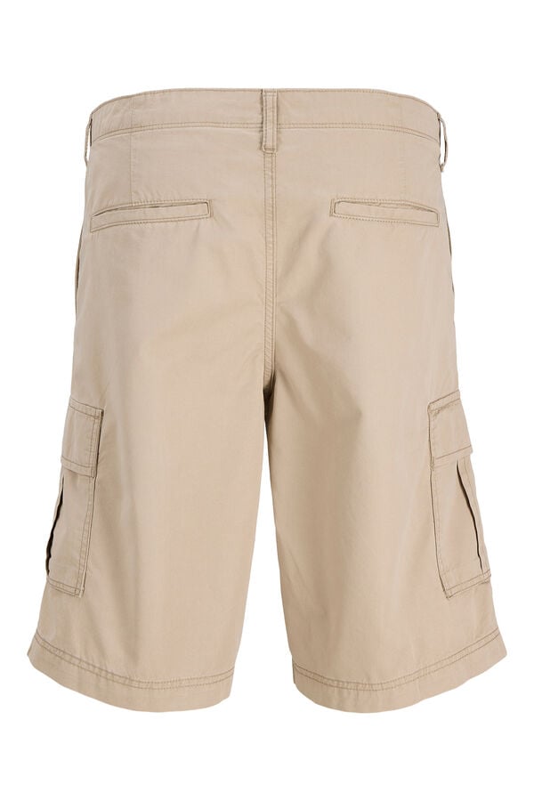 JJ REBEL Relaxed fit cargo Bermuda shorts grey