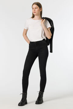 Springfield Jeans Double-up Skinny preto