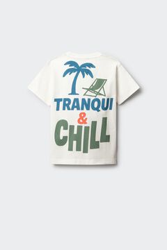 Springfield Kids Camiseta manga corta "Tranqui & Chill" ni&ntilde;o