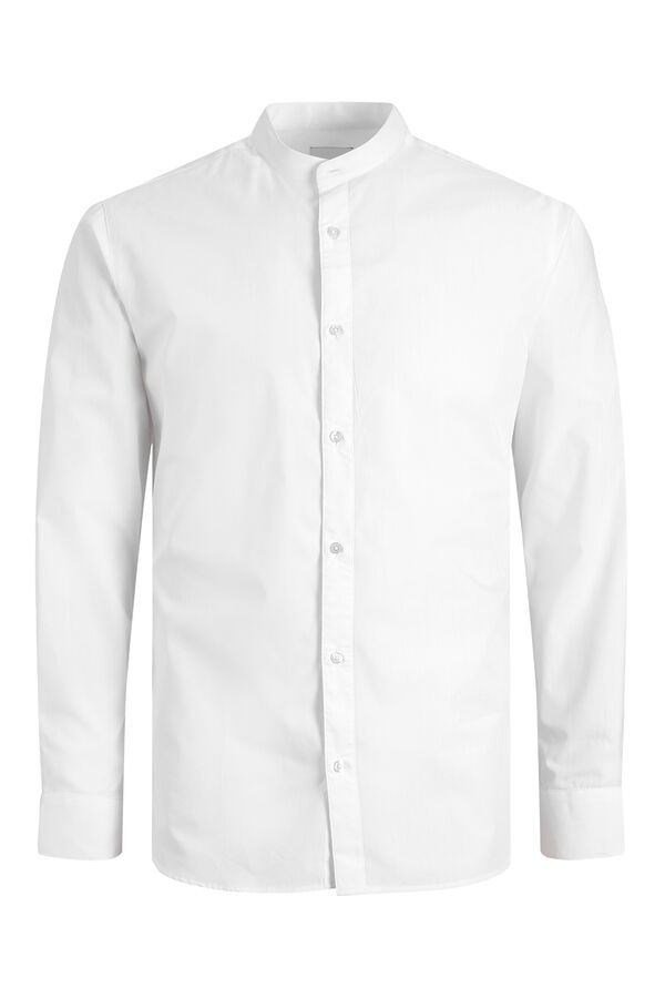 Jack & Jones Casual poplin shirt white