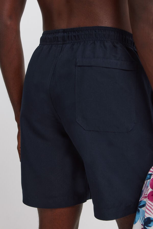 Springfield Plain long swimwear blue