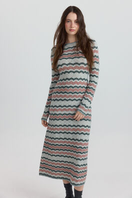Vestido midi ondas