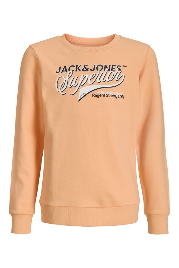 Jack & Jones Junior Large logo sweatshirt red