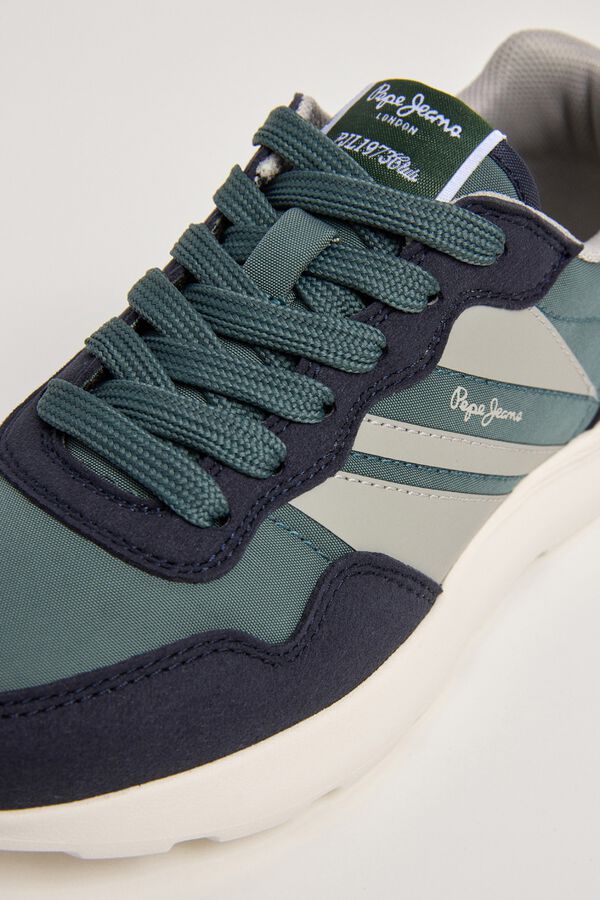 Pepe Jeans Sapatilhas urbanas multimaterial azul