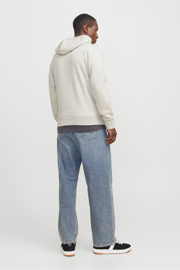 Jack & Jones Sudadera logo frontal blanco