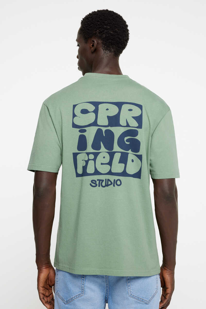 Springfield Springfield studio T-shirt green