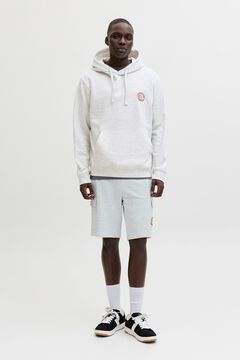 Jack & Jones Bermuda cargo em felpa regular fit