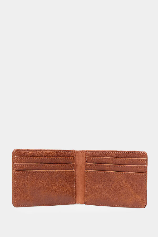 Springfield Essential faux leather wallet  tan
