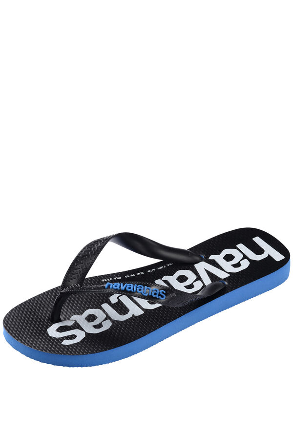 Havaianas Chanclas plataforma goma azul