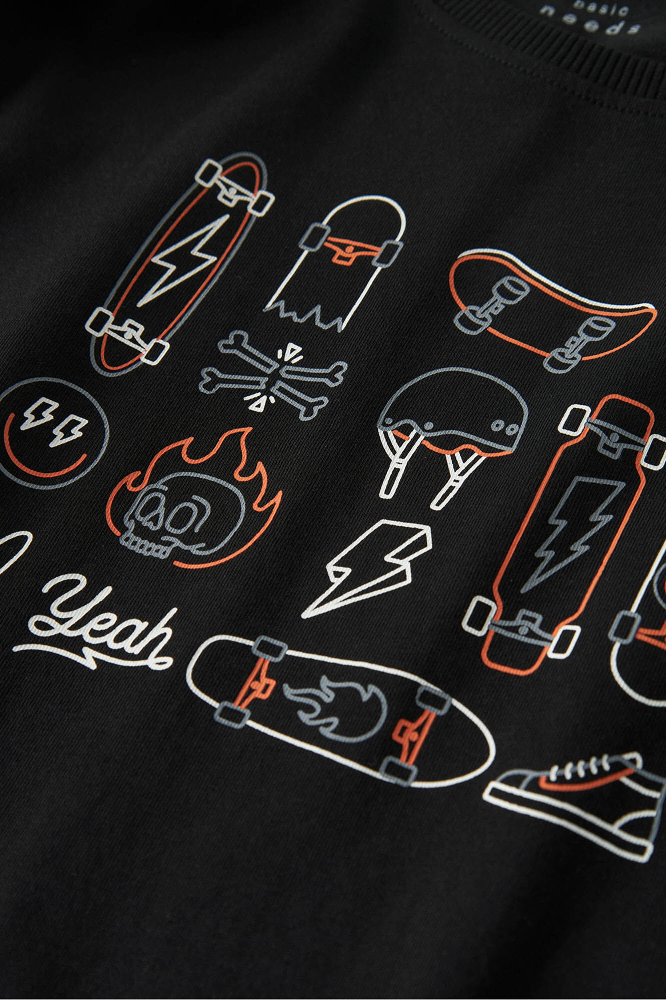 Name It Camiseta de manga larga skate