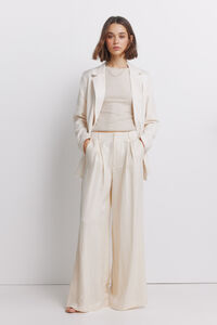 Springfield Pleated wide-leg trousers
