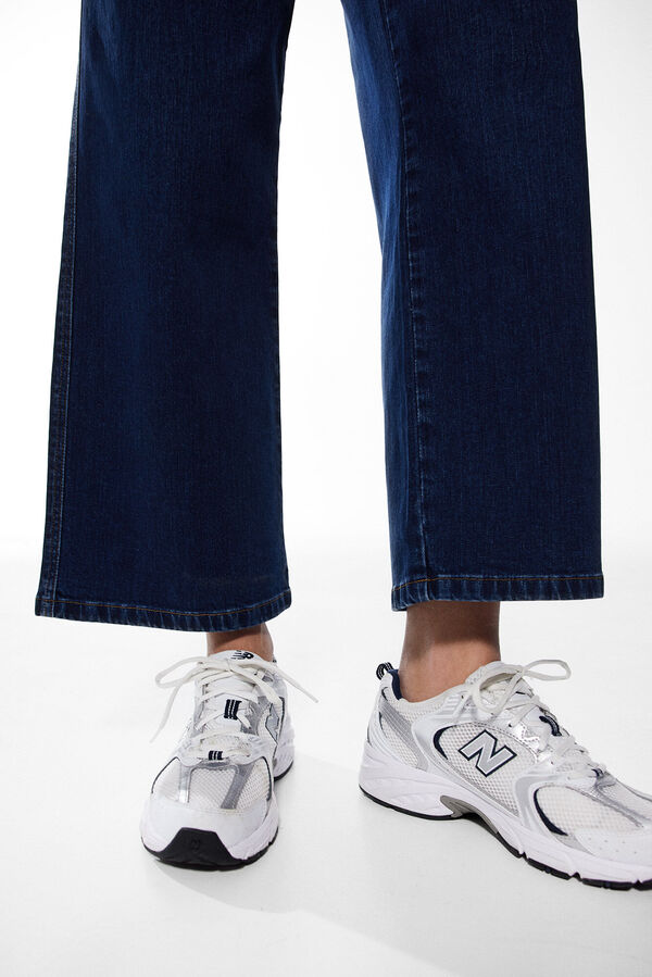 Springfield Jeans culotte bleu