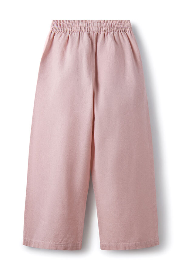 Springfield Pantalon lino niña rosa