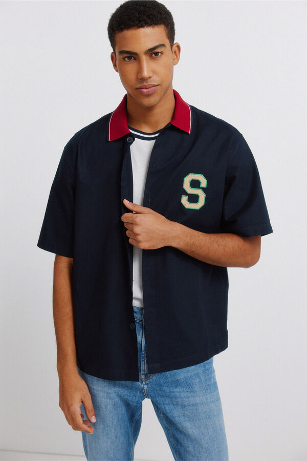 Springfield Ultralight mid-wash slim fit jeans blue