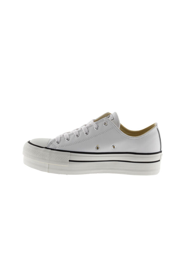 Springfield Victoria faux leather basketball sneakers white