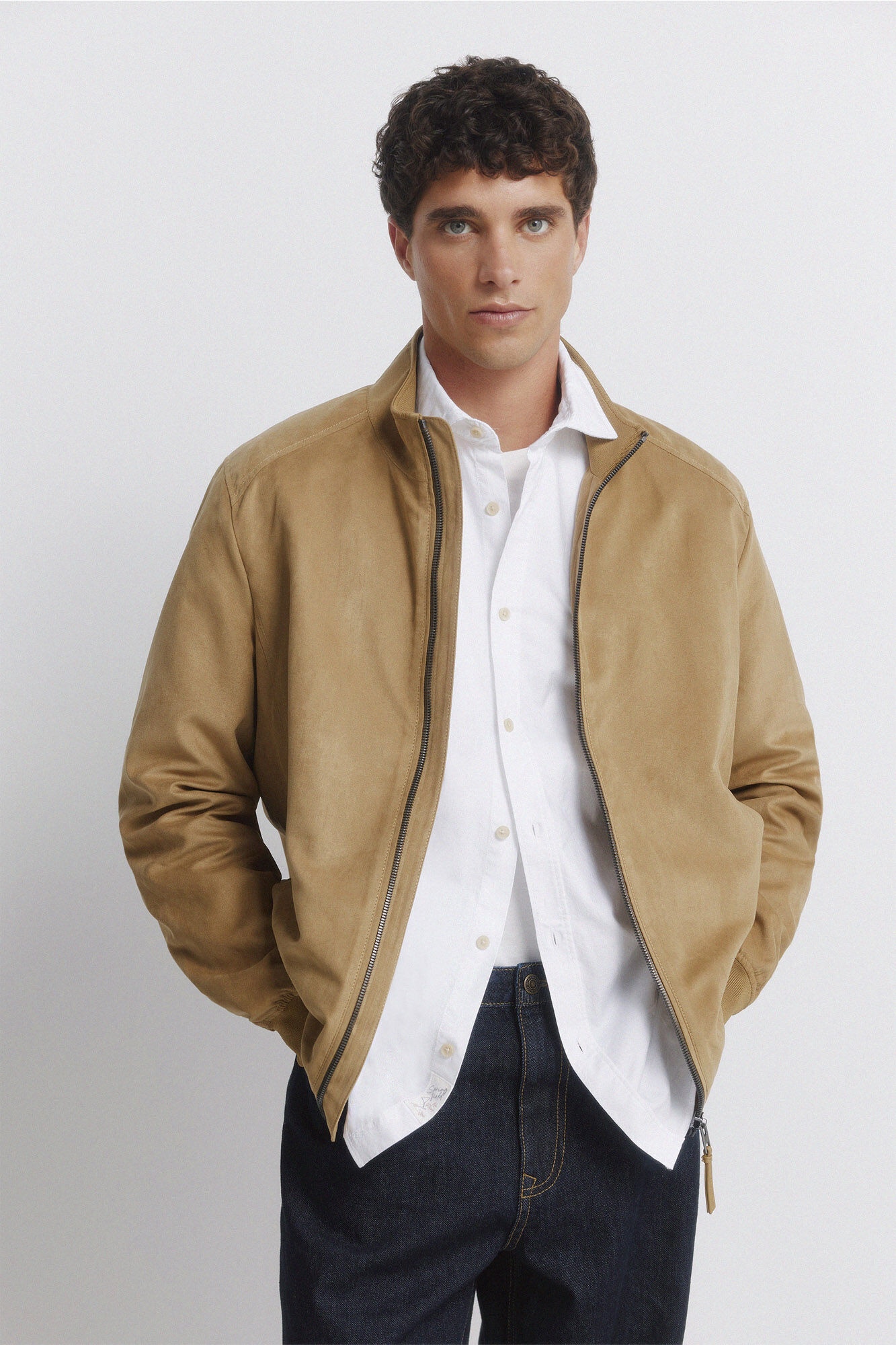Springfield Faux suede jacket