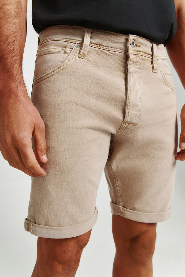 Jack & Jones Regular turn-up Bermuda shorts brown