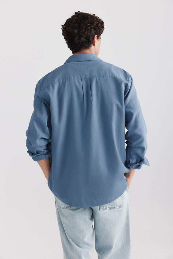 Springfield Camisa estruturada azul