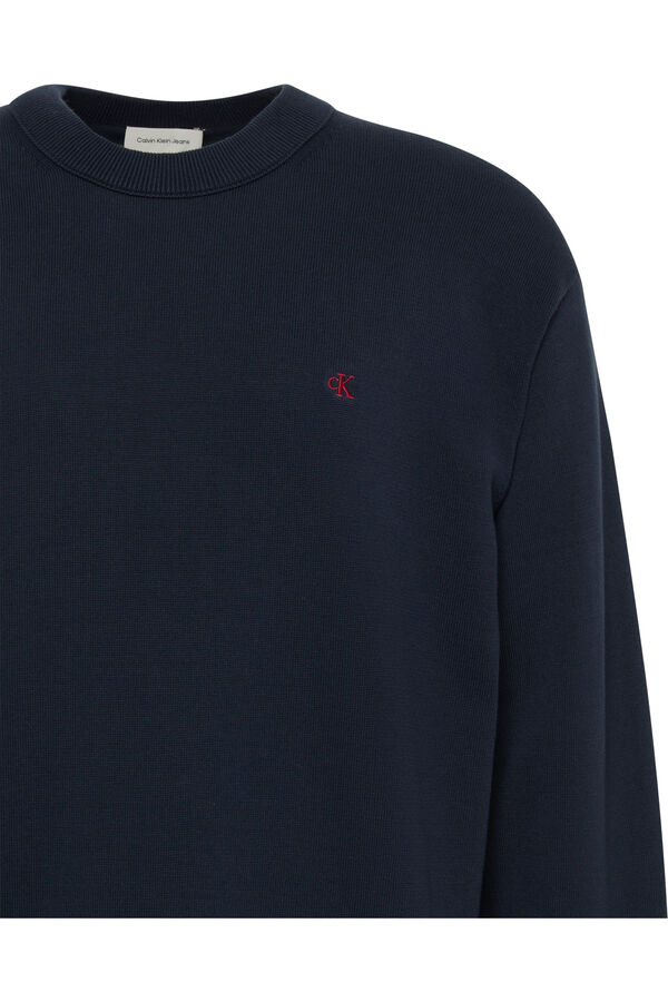 CK Jeans Pullover mit Rundhalsausschnitt azul