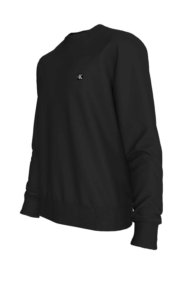 Springfield Sweatshirt de homem sem capuz preto