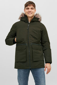 Springfield Hooded down parka green