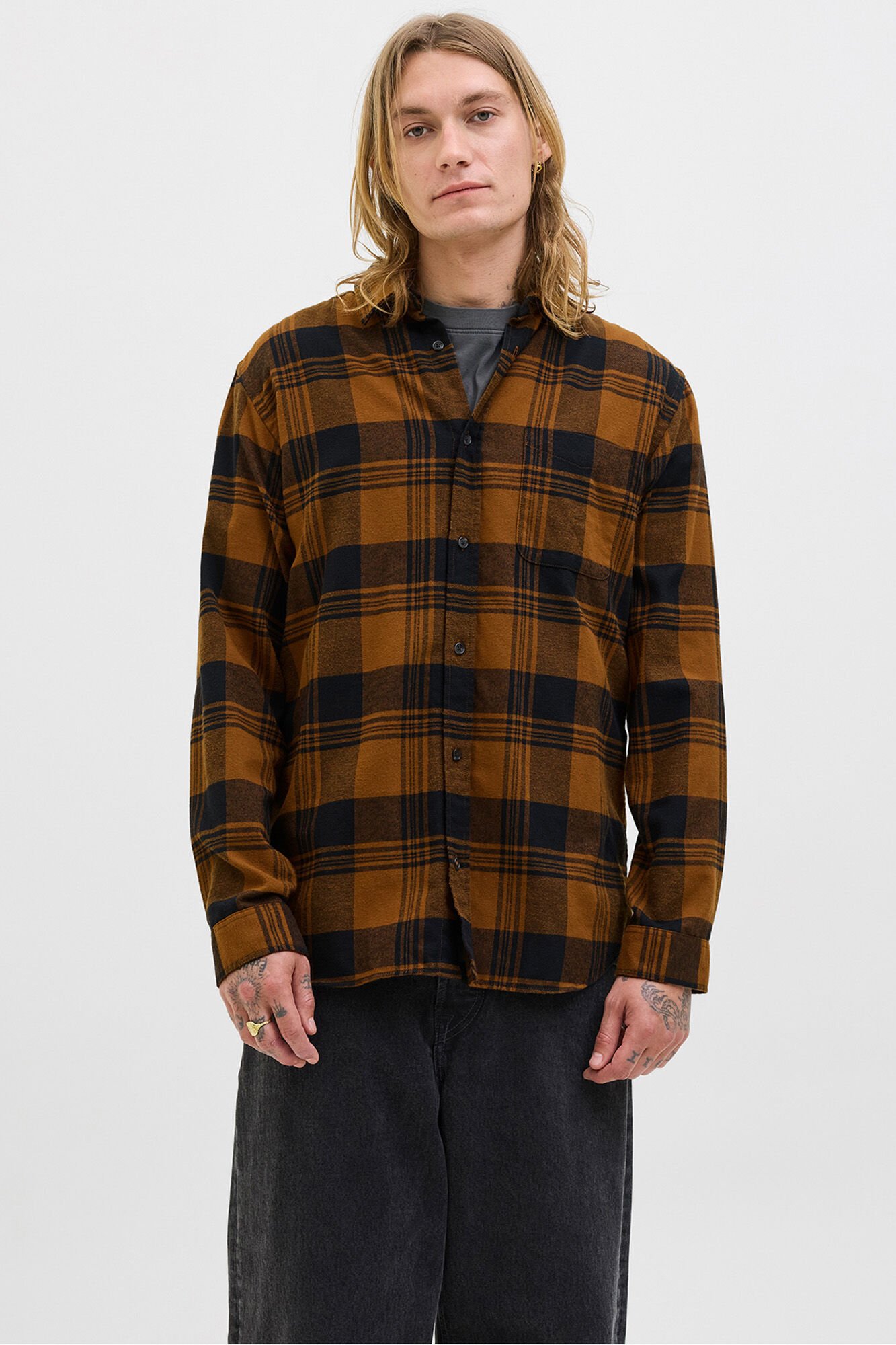 Jack & Jones Camisa xadrez regular fit