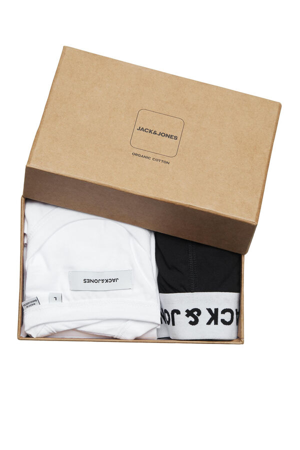 Springfield Pijama caja de regalo camiseta + bóxer blanco