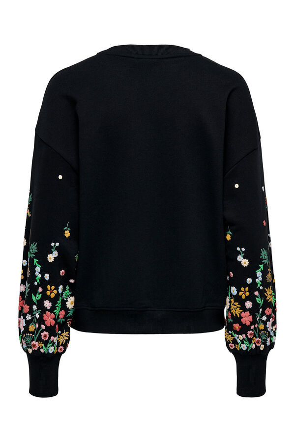 Only Round neck sweatshirt black