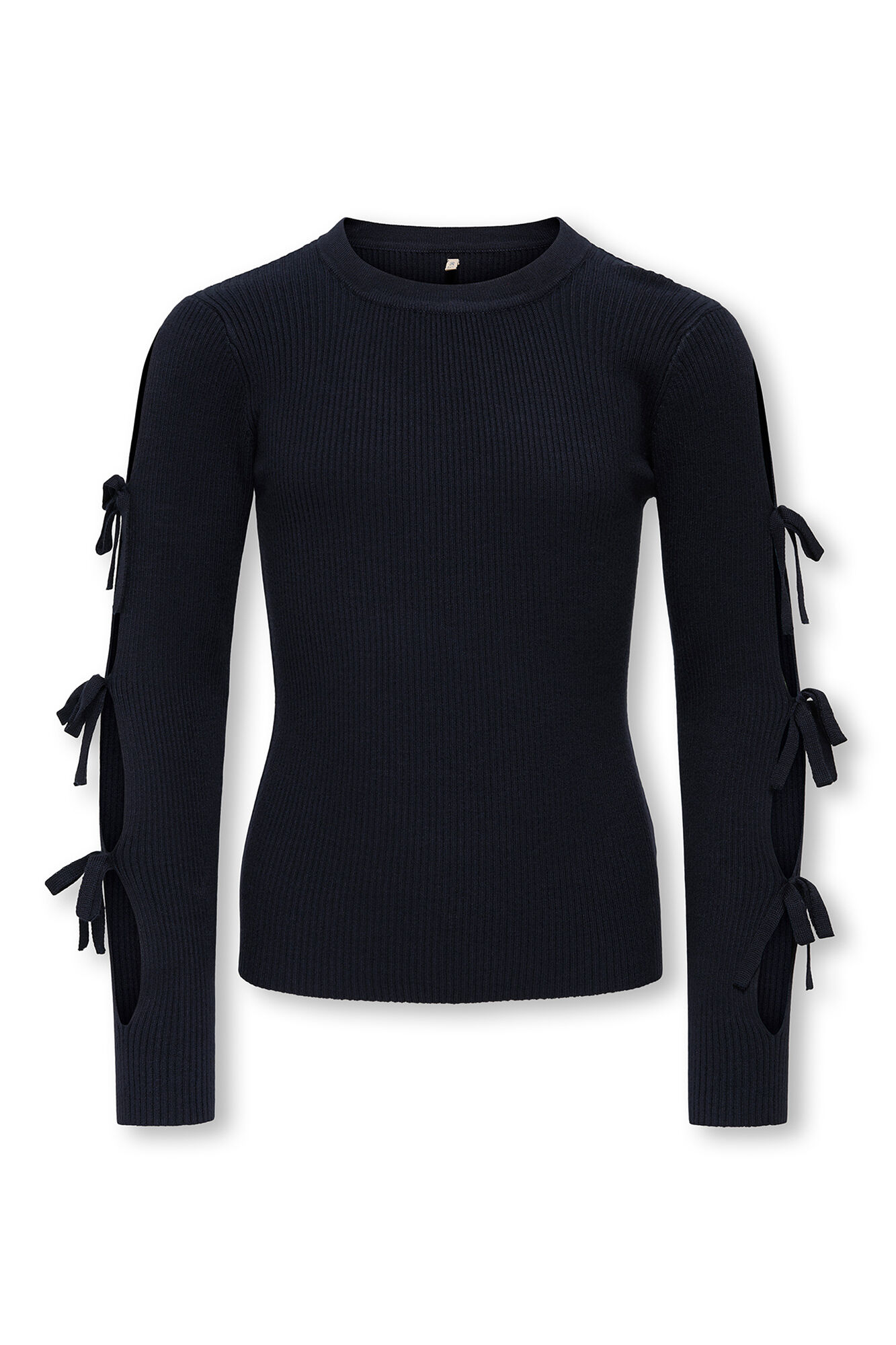 Only Girls Camisola com la&ccedil;os nas manga para menina