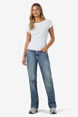 Noisy May Boat neck short sleeve T-shirt white