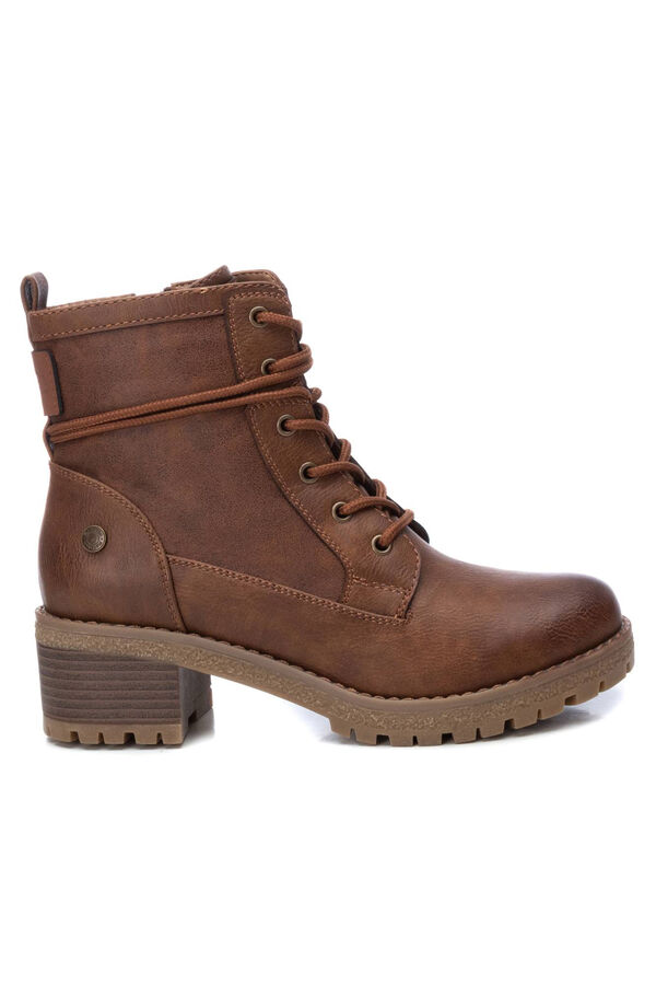 Refresh Lace-up heeled boot mink