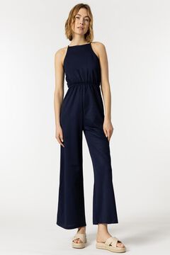 Springfield Jumpsuit with Ruffle navy