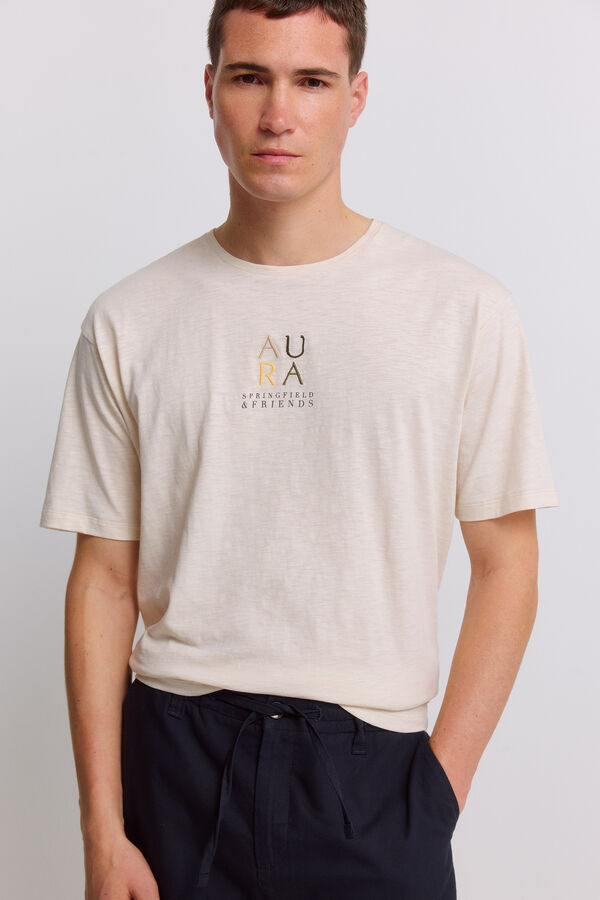 Springfield Aura & Friends Chiringuito T-shirt white