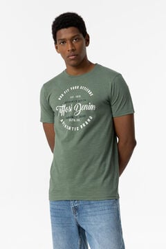 Springfield Camiseta con Estampado verde