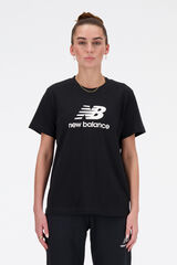 New Balance Camiseta New Balance Jersey Stacked Logo negro