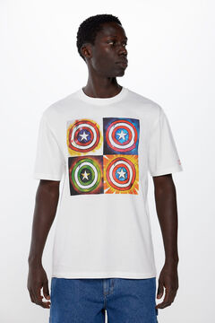 Springfield Camiseta Captain America Shields blanco