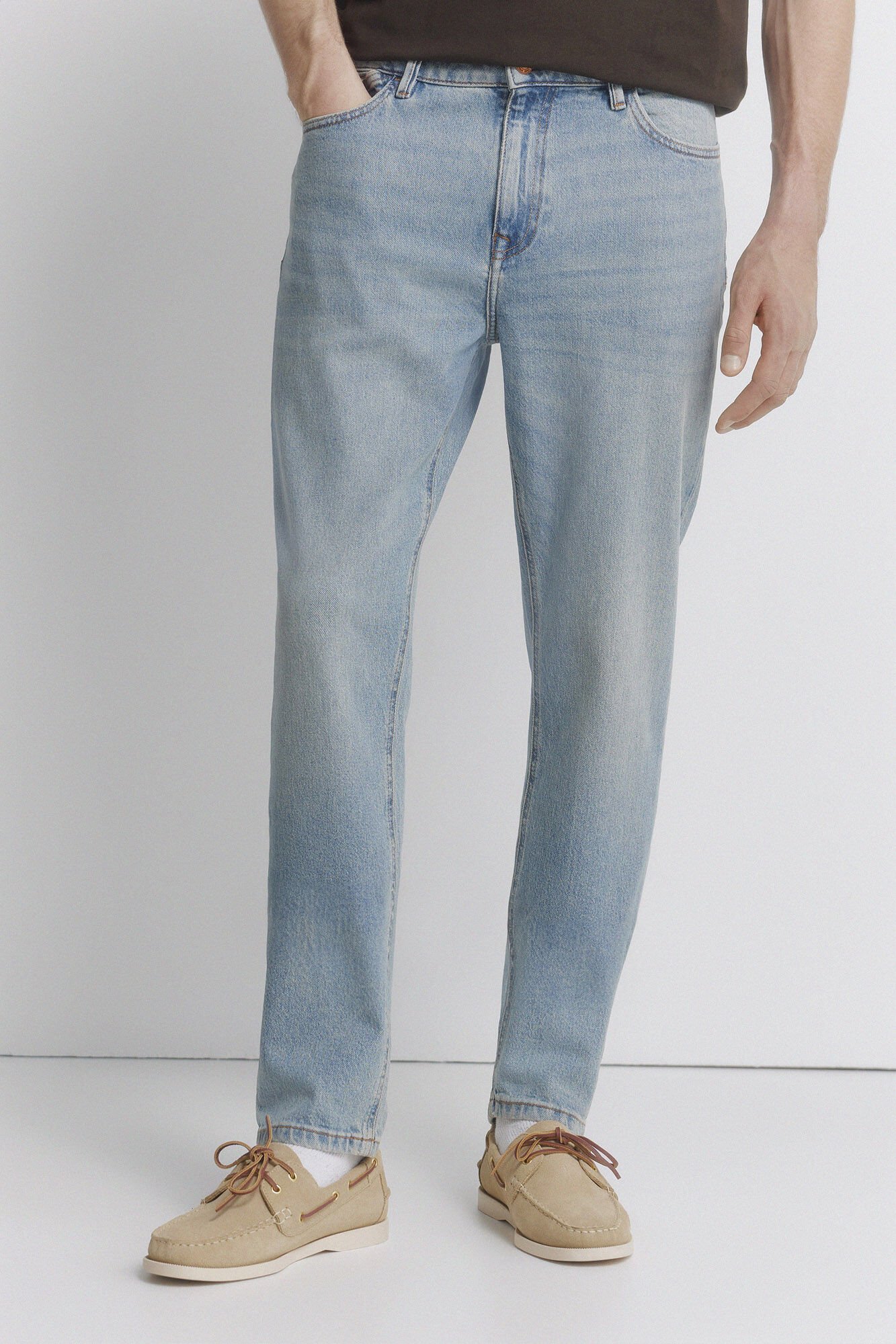 Springfield Overdyed slim fit jeans