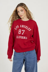 Brave Soul Sudadera con bordado rojo