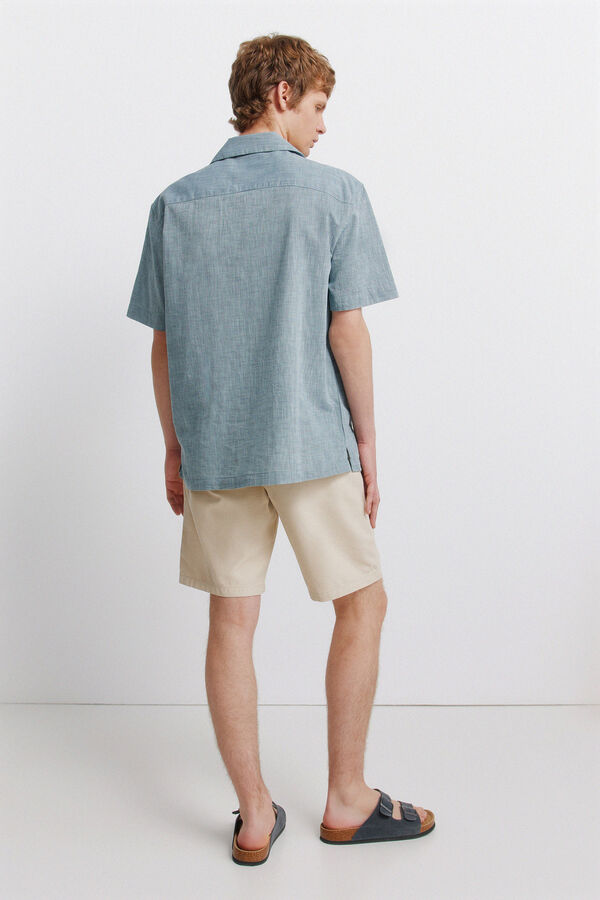 Springfield Bermude od pamuka comfort fit Bež