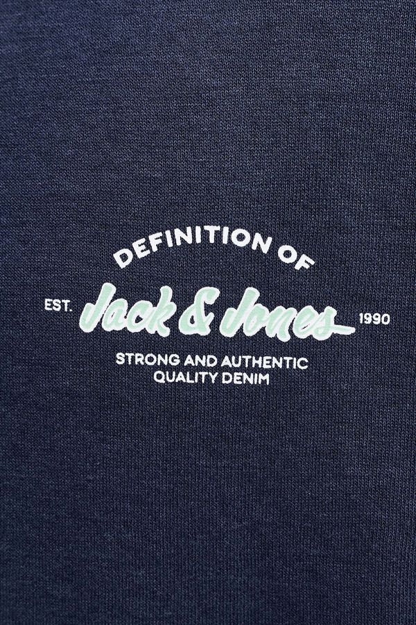 Jack & Jones Sudadera b&aacute;sica logo azul