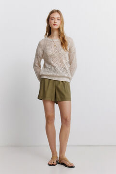 Springfield Pantal&oacute;n corto lino