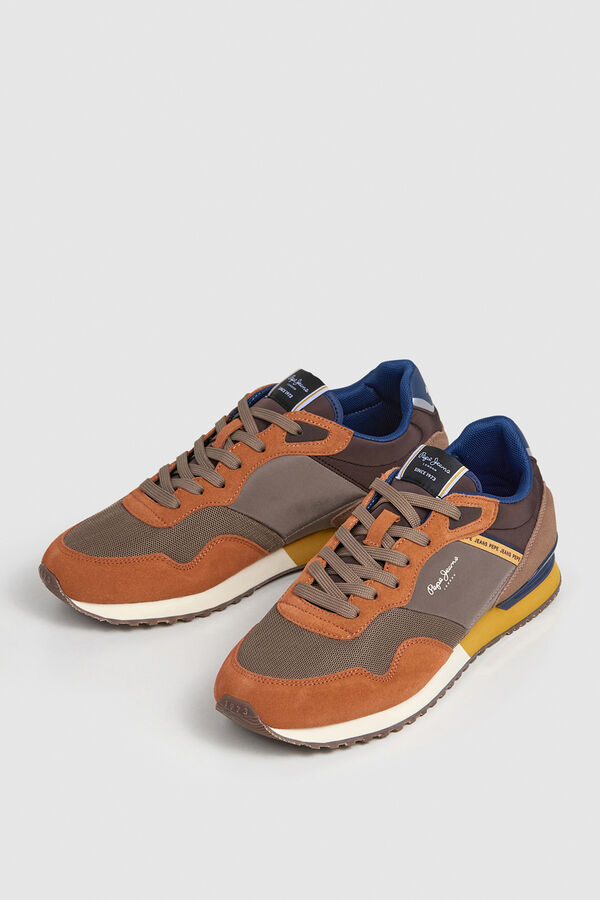 Pepe Jeans Combined Running Shoes mink