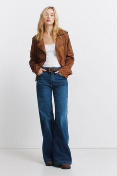 Springfield Blouson en daim avec passants