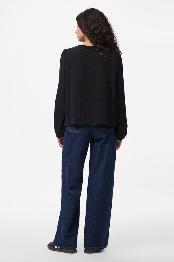 Pieces Blouse with bows  Crna