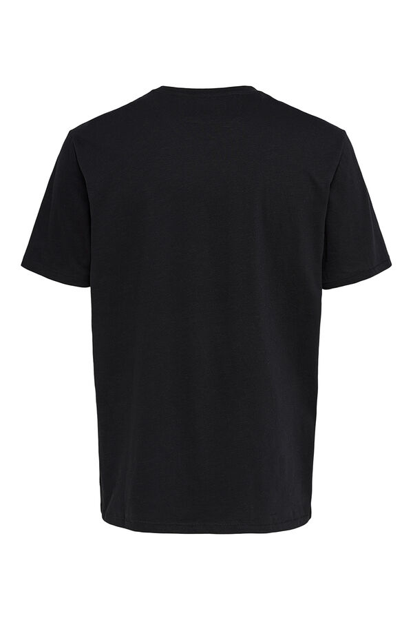 Springfield Short-sleeved T-shirt fekete