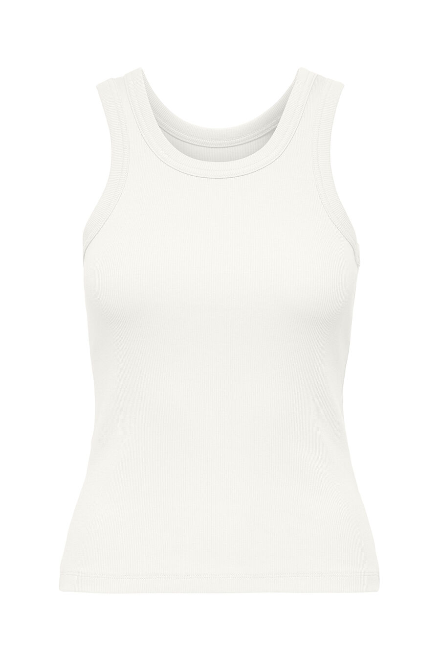 Top canalé sin mangas